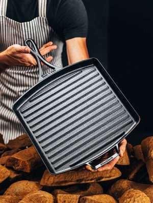 Blacklock 12 Inch Lightweight Cast Iron Grill Pan
