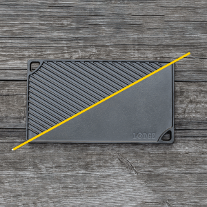 16.75 x 9.5 Inch Double Play Reversible Grill/Griddle