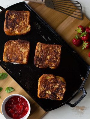 Blacklock Lightweight Cast Iron Double Burner Griddle