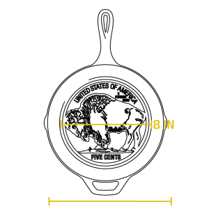 Buffalo Nickel Skillet