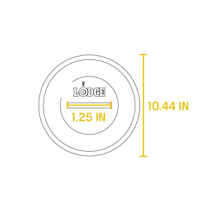 Cast Iron Covered Deep Skillet