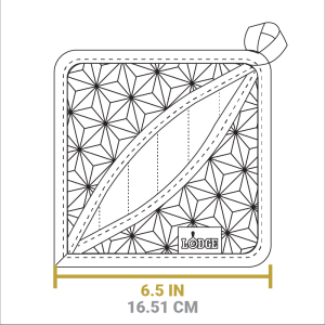 Silicone and Fabric Potholder