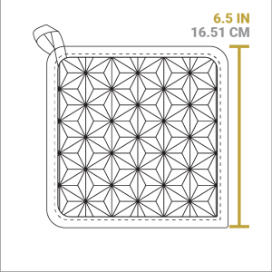 Silicone and Fabric Potholder