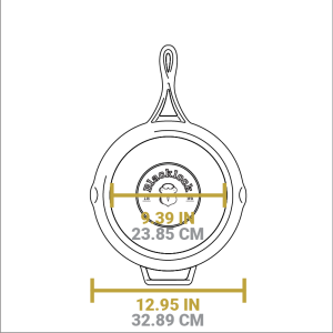 Blacklock Lightweight Cast Iron Skillet Set