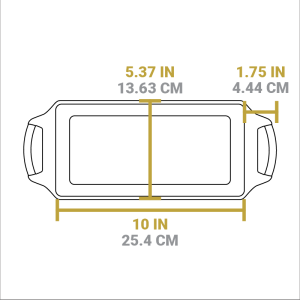 Seasoned Cast Iron Large Loaf Pan
