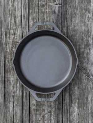 Cast Iron Dual-Handle Pan
