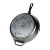 Wildlife Series? 12 Inch Cast Iron Bear Skillet