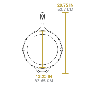 13.25 Inch Light of a Clear Blue Morning Dolly Parton Skillet