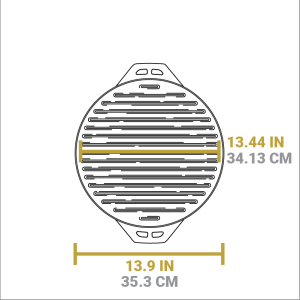 14 Inch Cast Iron Cook-It-All