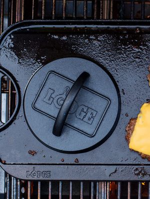 6.25 Inch Seasoned Cast Iron Burger Press