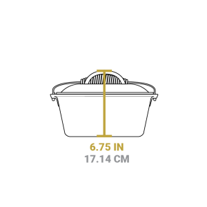 Seasoned Cast Iron Dutch Oven Frying Set