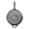 10.25 Inch Seasoned Cast Iron Holiday Truck Skillet