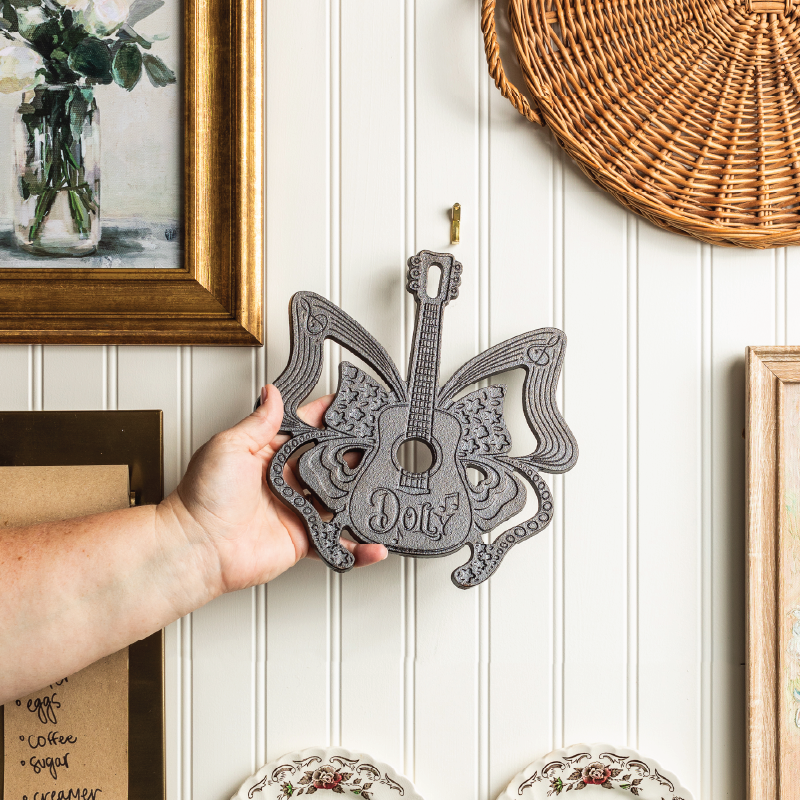 8 Inch Love is Like a Butterfly Dolly Parton Trivet