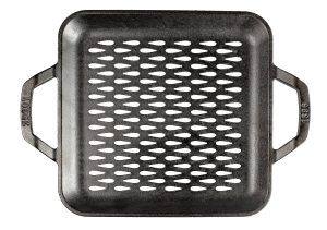 Chef Collection 11 Inch Cast Iron Square Grill Topper