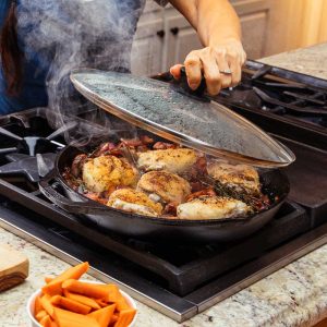 Chef Collection 12 Inch Cast Iron Everyday Pan?