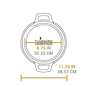 Chef Collection 6 Quart Double Dutch Oven