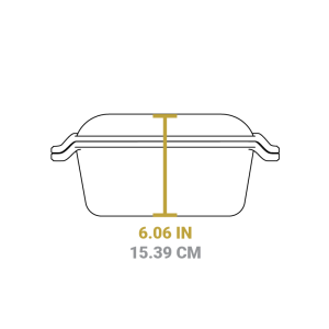 Chef Collection 6 Quart Double Dutch Oven