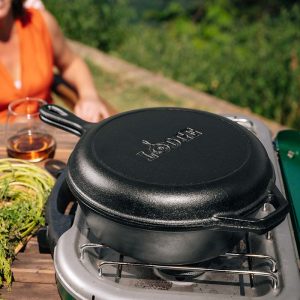 Seasoned Cast Iron Combo Cooker