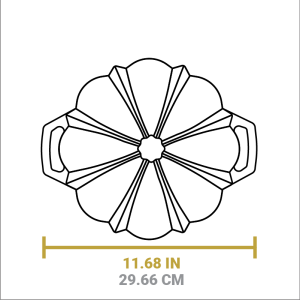Cast Iron Fluted Cake Pan with Red Potholders