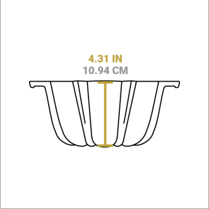 Seasoned Cast Iron Fluted Cake Pan
