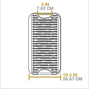 20 x 10.5 Inch Pro-Grid Reversible Grill/Griddle