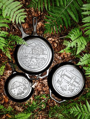 Wanderlust 10.25 Inch Cast Iron Dual Handle Camper Pan