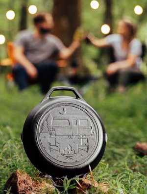 Wanderlust 10.25 Inch Cast Iron Dual Handle Camper Pan