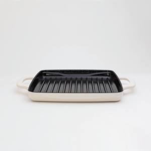 USA Enamel 11 Inch Enameled Cast Iron Grill Pan