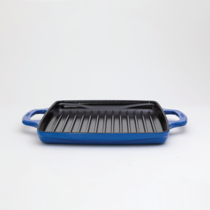 USA Enamel 11 Inch Enameled Cast Iron Grill Pan