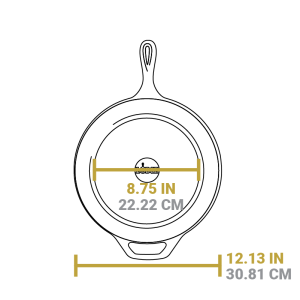 Cast Iron Deep Skillet