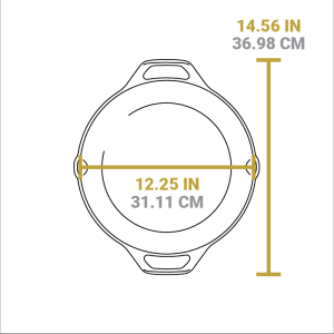 Cast Iron Dual-Handle Pan