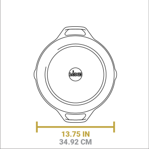 Cast Iron Dual-Handle Pan