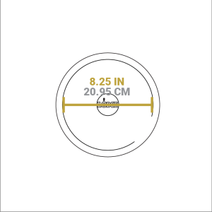 Round Serving Griddle