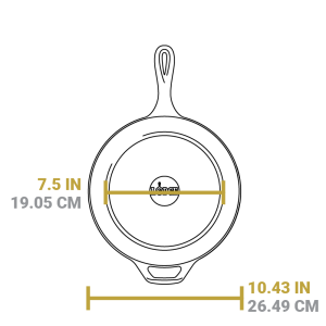 Cast Iron Covered Deep Skillet