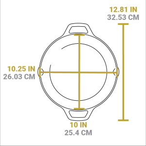 Cast Iron Dual-Handle Pan