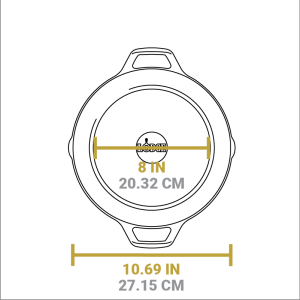 Cast Iron Dual-Handle Pan