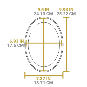 Oval Serving Griddles