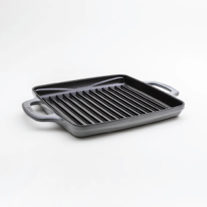 USA Enamel 11 Inch Enameled Cast Iron Grill Pan
